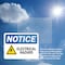 Signmission Electrical Hazard OSHA Notice Sign, Plastic, 14in W x 10in L, 2PK OS-2PACK-NS-P-1014-L-11651 - alternate 3